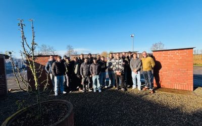 Exkursion ins Alte Land – Maurer unterwegs