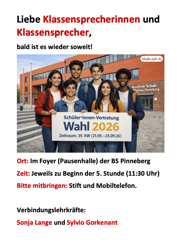 Wahl der SV 2026